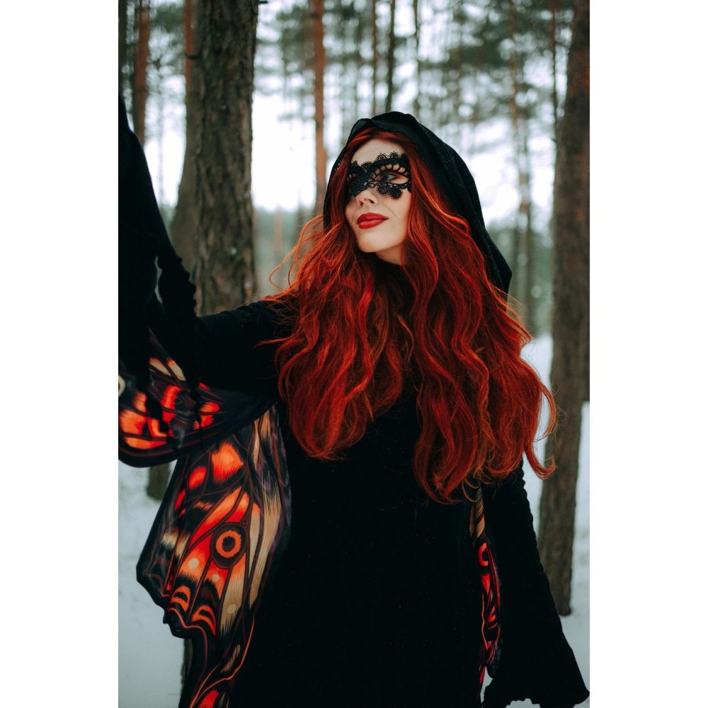 Restyle - Ignis Moth Veste - Noir/Orange